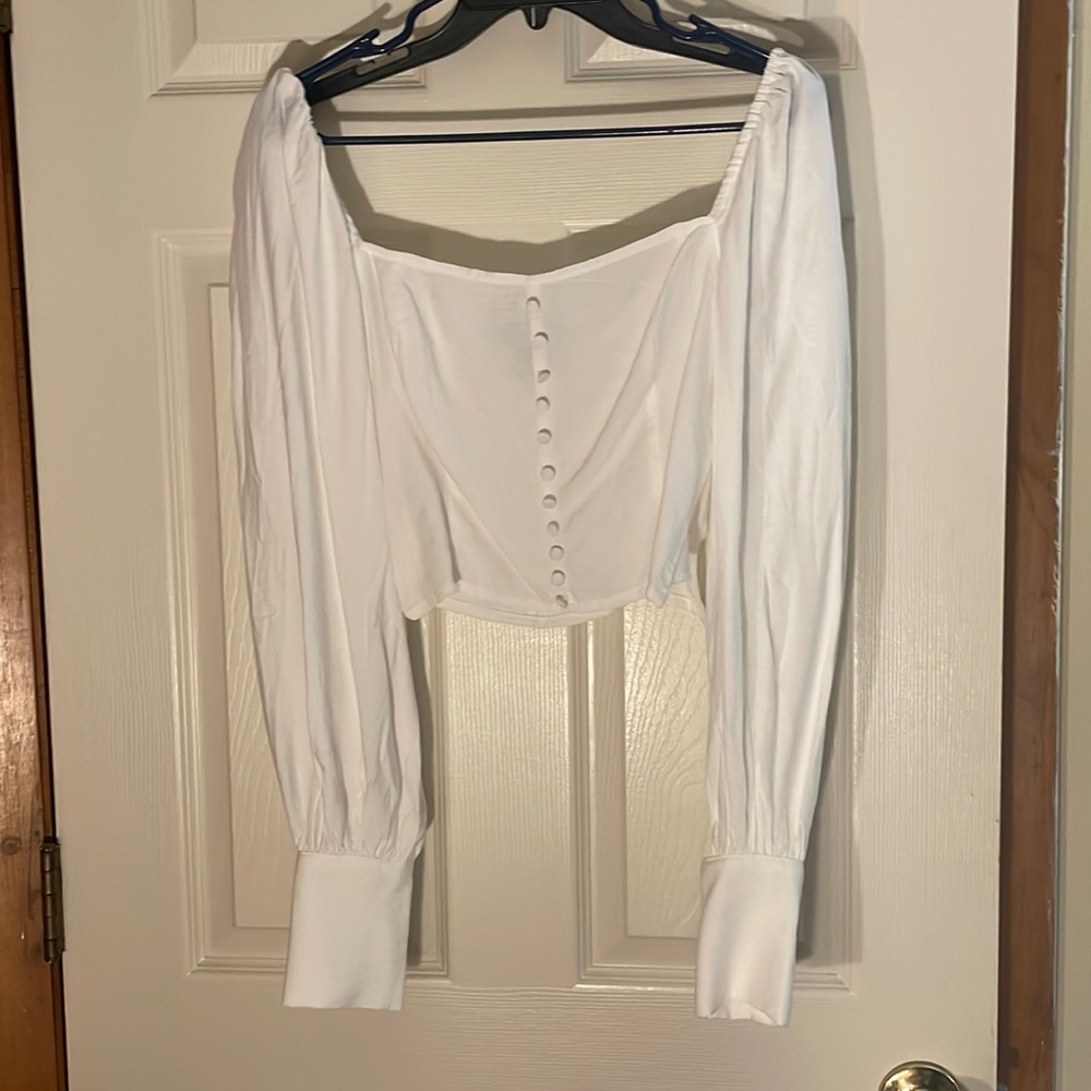 Off the shoulder crop top